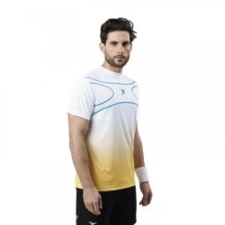 T-shirt à Manches Courtes Padel Drop Shot Alsai Campa Pour Homme Blanche -Balle Jeux Vêtements Magasin t shirt a manches courtes padel drop shot alsai campa pour homme blanche 3