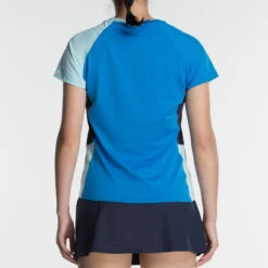 T-Shirt De Badminton Femme 560 - Bleu -Balle Jeux Vêtements Magasin t shirt de badminton femme 560 bleu 3
