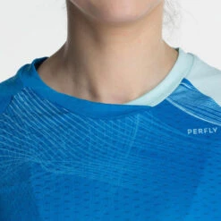T-Shirt De Badminton Femme 560 - Bleu -Balle Jeux Vêtements Magasin t shirt de badminton femme 560 bleu 6