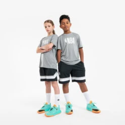 T-shirt De Basketball NBA Enfant - TS 900 JR Gris 8 T-shirt De Basketball NBA Enfant - TS 900 JR Gris -Balle Jeux Vêtements Magasin t shirt de basketball nba enfant ts 900 jr gris 2