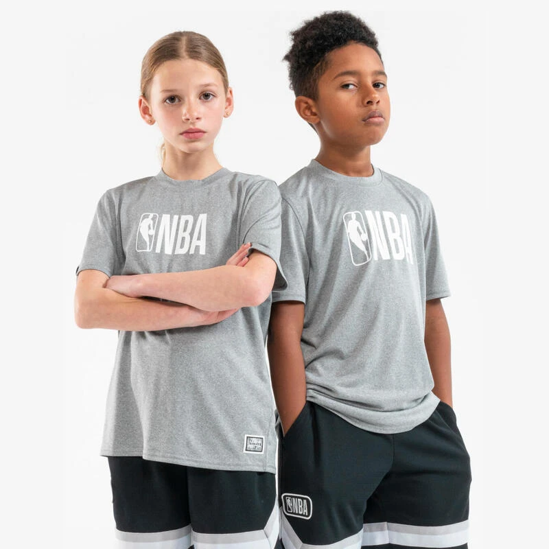 T-shirt De Basketball NBA Enfant - TS 900 JR Gris 1 T-shirt De Basketball NBA Enfant - TS 900 JR Gris