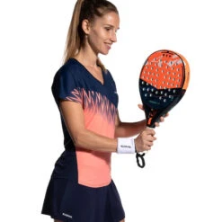 T-shirt De Padel Manches Courtes Respirant Femme- 500 Bleu Coral 11 T-shirt De Padel Manches Courtes Respirant Femme- 500 Bleu Coral -Balle Jeux Vêtements Magasin t shirt de padel manches courtes respirant femme 500 bleu coral 3