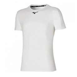 T-shirt De Tennis Blanc Homme Mizuno Tennis Shadow