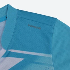 T-shirt De Tennis De Table TTP 560 Enfant Bleu Blanc -Balle Jeux Vêtements Magasin t shirt de tennis de table ttp 560 enfant bleu blanc 3