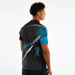 T-shirt De Tennis De Table TTP560 Homme Noir Bleu -Balle Jeux Vêtements Magasin t shirt de tennis de table ttp560 homme noir bleu 4