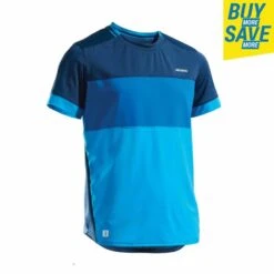 Artengo T-shirt De Tennis Garcon - TTS Dry Bleu -Balle Jeux Vêtements Magasin t shirt de tennis garcon tts dry bleu 4