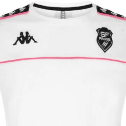 Kappa T-shirt Manches Courtes De Rugby Garçon ARARI STADE FRANÇAIS PARIS -Balle Jeux Vêtements Magasin t shirt manches courtes de rugby garcon arari stade francais paris 2