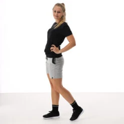 SPALDING T-Shirt Pour Femmes - Basketball Essential Tee NOIR -Balle Jeux Vêtements Magasin t shirt pour femmes basketball essential tee noir 4