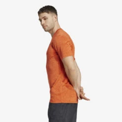 T-SHIRT TENNIS MANCHES COURTES HOMME - ADIDAS CLUB Rouge -Balle Jeux Vêtements Magasin t shirt tennis manches courtes homme adidas club rouge 3