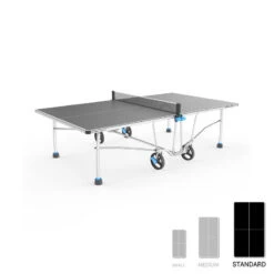 TABLE DE PING PONG EXTÉRIEURE PPT 530.2 GRISE 13 TABLE DE PING PONG EXTÉRIEURE PPT 530.2 GRISE -Balle Jeux Vêtements Magasin table de ping pong exterieure ppt 5302 grise 3