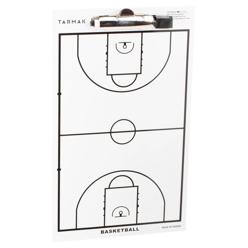 Tablette D'entraîneur De Basketball Tarmak Avec Feutre Effaçable. 3 Tablette D'entraîneur De Basketball Tarmak Avec Feutre Effaçable. – Image 3