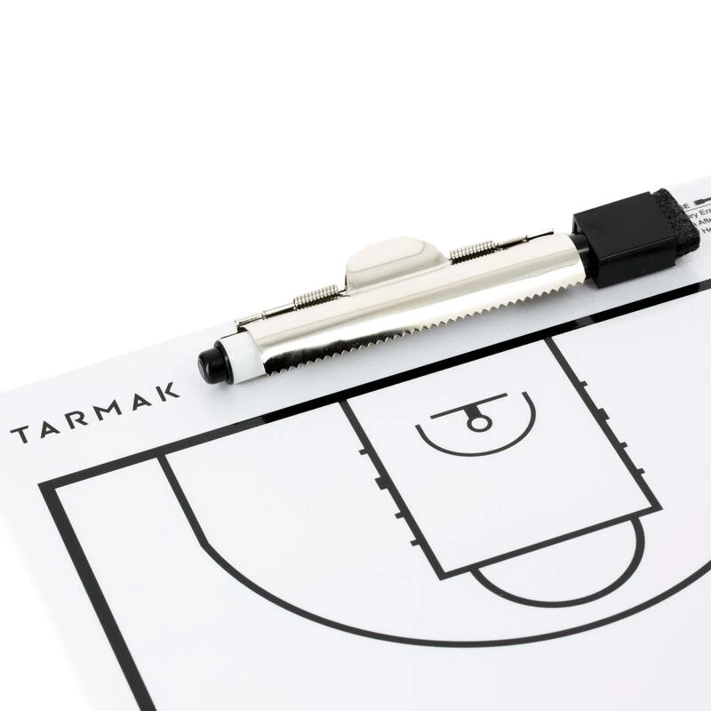 Tablette D'entraîneur De Basketball Tarmak Avec Feutre Effaçable. 4 Tablette D'entraîneur De Basketball Tarmak Avec Feutre Effaçable. – Image 4