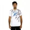 TSHIRT DE PADEL HOMME Drop Shot Zero Blanc