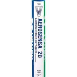 Tube De 12 Volants De Badminton Yonex Plumes Aerosensa 20