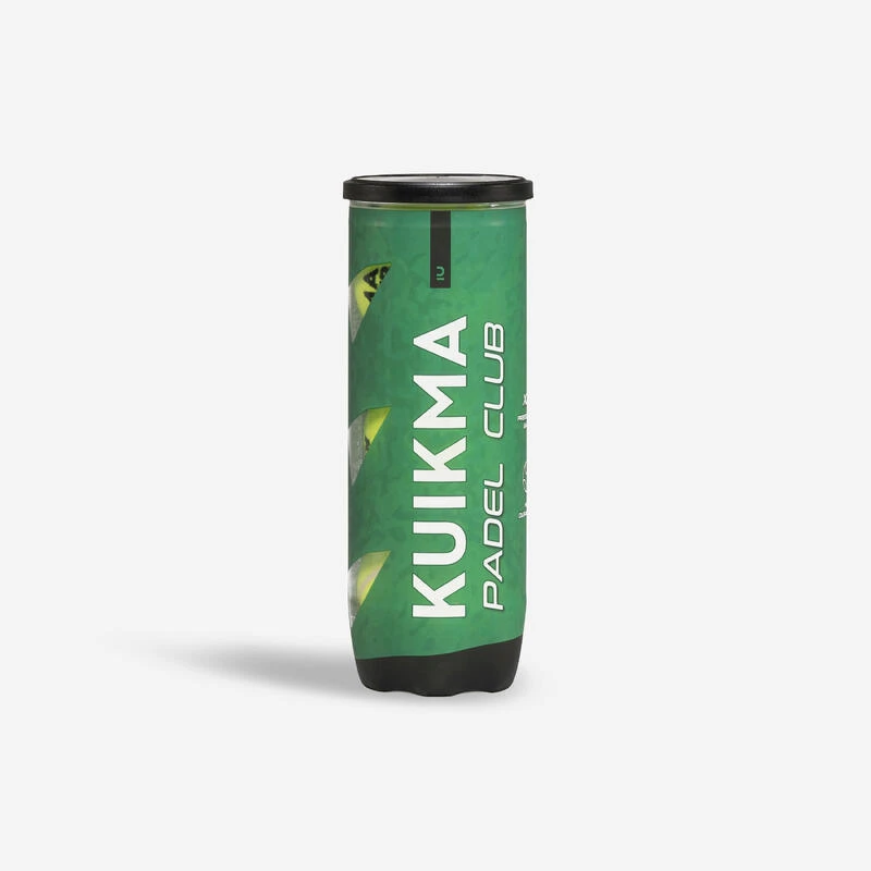 Tube De 3 Balles De Padel Pressurisées - Kuikma PB Club 1 Tube De 3 Balles De Padel Pressurisées - Kuikma PB Club