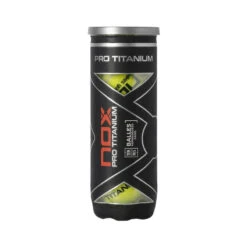 Tube De 3 Balles De Padel Pressurisées - Nox Pro Titanium
