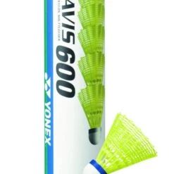 Tube De 6 Volants De Badminton Yonex Mavis 600 Jaune