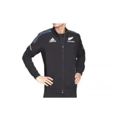 VESTE DE PRÉSENTATION RUGBY ALL BLACKS PRIMEBLUE - ADIDAS -Balle Jeux Vêtements Magasin veste de presentation rugby all blacks primeblue adidas 2