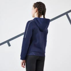 Artengo VESTE TENNIS A CAPUCHE ENFANT CHAUDE - BLEU -Balle Jeux Vêtements Magasin veste tennis a capuche enfant chaude bleu 7