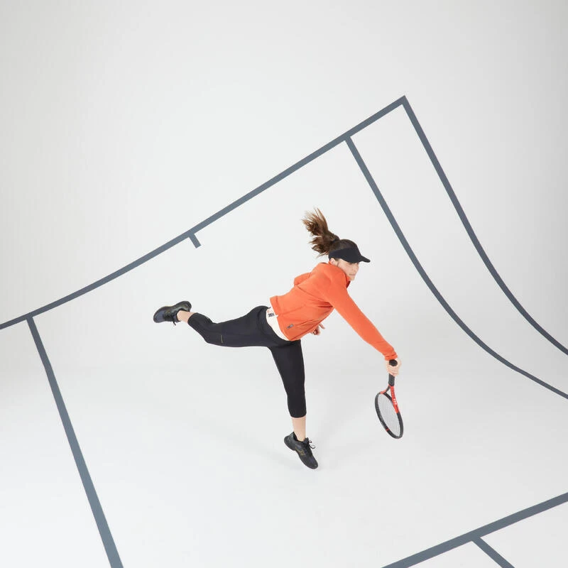 Artengo Veste Tennis Dry Soft Femme - Dry 900 Orange 3 Artengo Veste Tennis Dry Soft Femme - Dry 900 Orange – Image 3