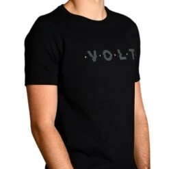 Volt Casual T-shirt Noir -Balle Jeux Vêtements Magasin volt casual t shirt noir 2