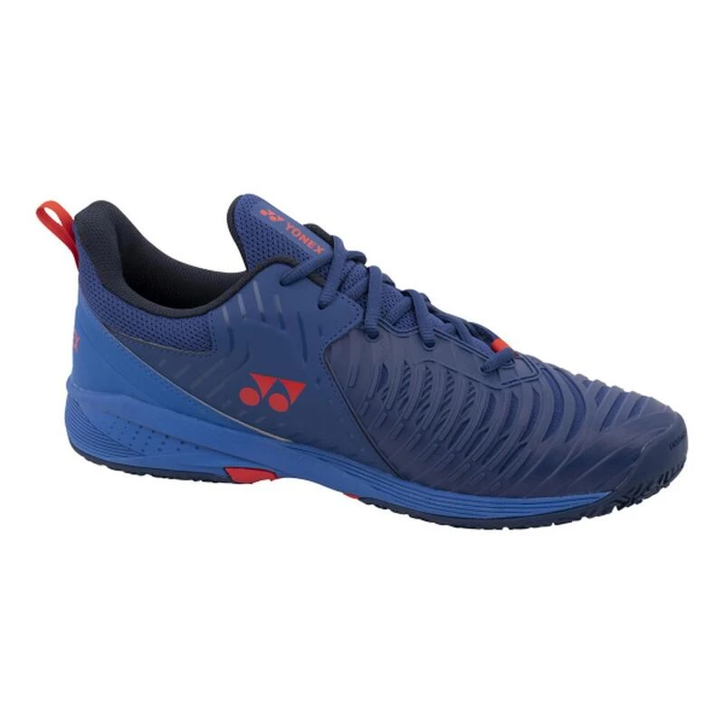 YONEX Chaussures De Tennis POWER CUSHION SONICAGE 3 CLAY Navy-Red 4 YONEX Chaussures De Tennis POWER CUSHION SONICAGE 3 CLAY Navy-Red – Image 4